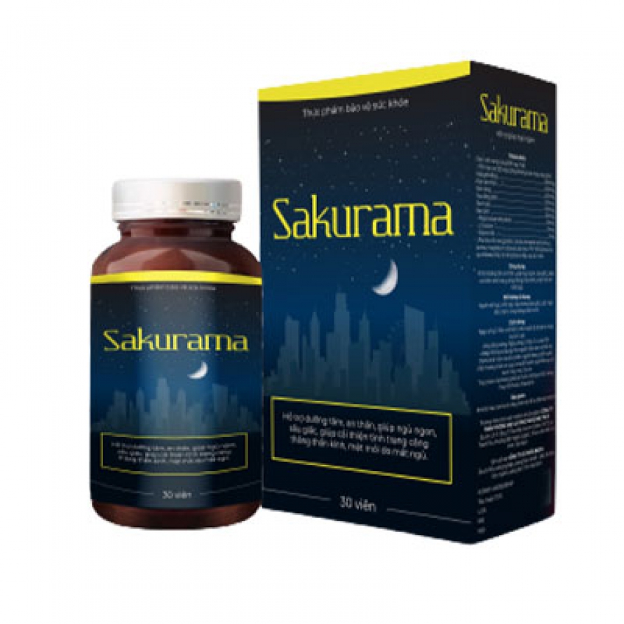 Sakurama - Viên uống hỗ trợ ngăn ngừa tình trạng mất ngủ