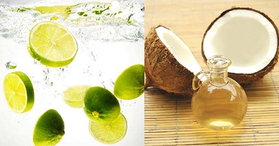 trắng da mặt với dầu dừa