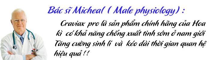 đánh giá sản phẩm cravimax pro ,bác sĩ nói gì về sản phẩm cravimax pro