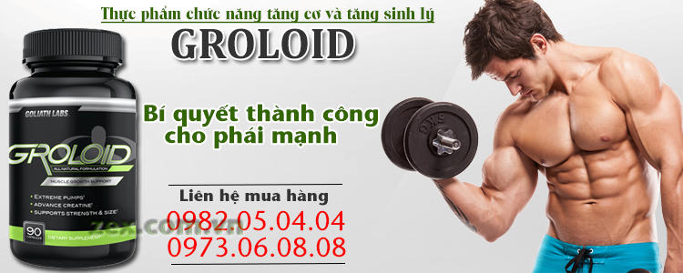 cách tăng cơ bắp tại nhà hiệu quả với gloroid