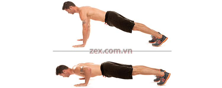 hít đất cách tăng cơ bắp tại nhà