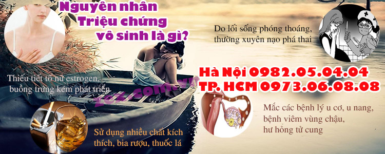 triệu chứng vô sinh ở nữ