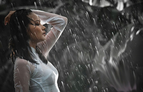 áo dài trắng siêu mỏng