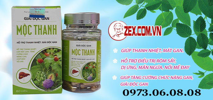 cách sử dụng mộc thanh gan