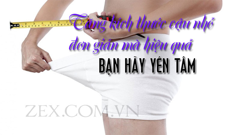 tăng kích thước dương vật tại nhà như thế nào