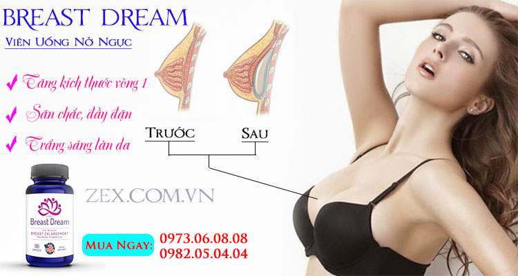 kết quả sử dụng viên uống nở ngực Breast Dream