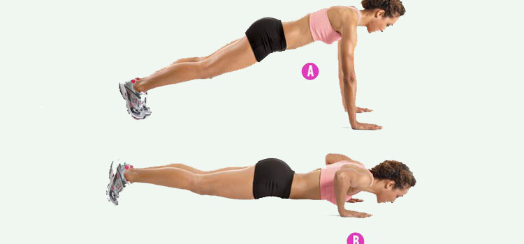 Bài tập hít đất làm tăng vòng 1