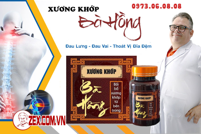 thành phần xương khớp bà hồng
